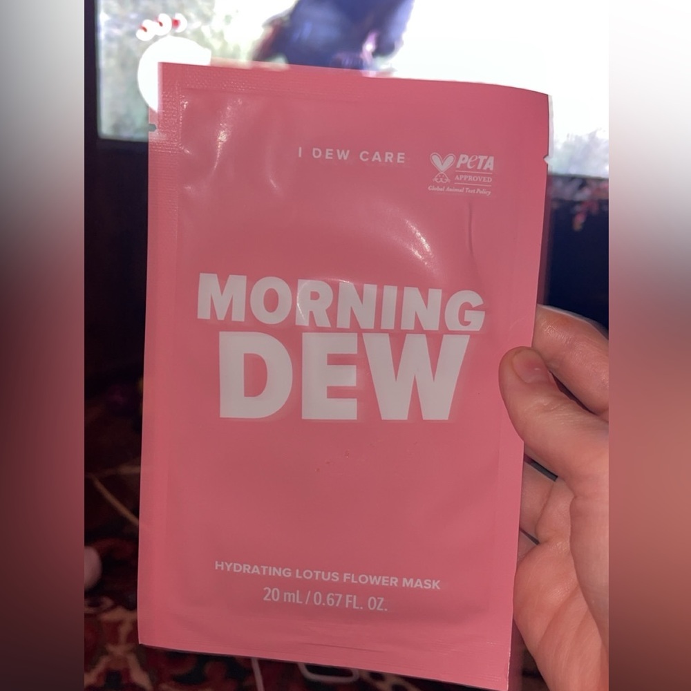 I I Dew Care Morning Dew Hydrating Lotus Flower Sheet Mask K-Beauty